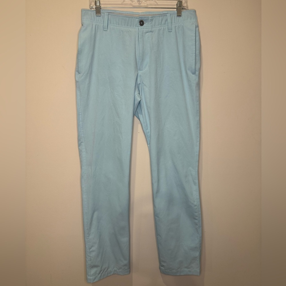 Under Armour Vented Golf Mens Pants in Light Blue 34/34